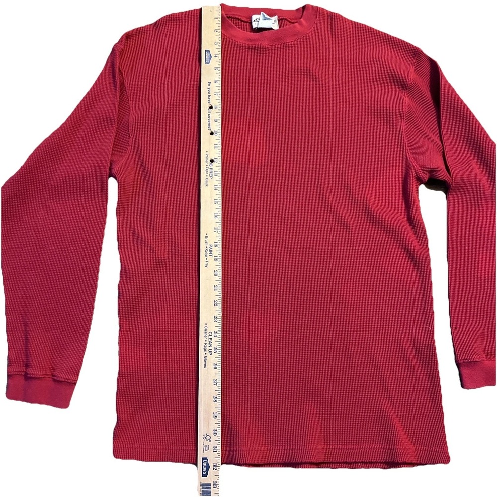 EDDIE‎ BAUER Men's Vintage  THERMAL Crew Neck Pullover XL/XG Waffle Shirt Henley - Picture 5 of 10